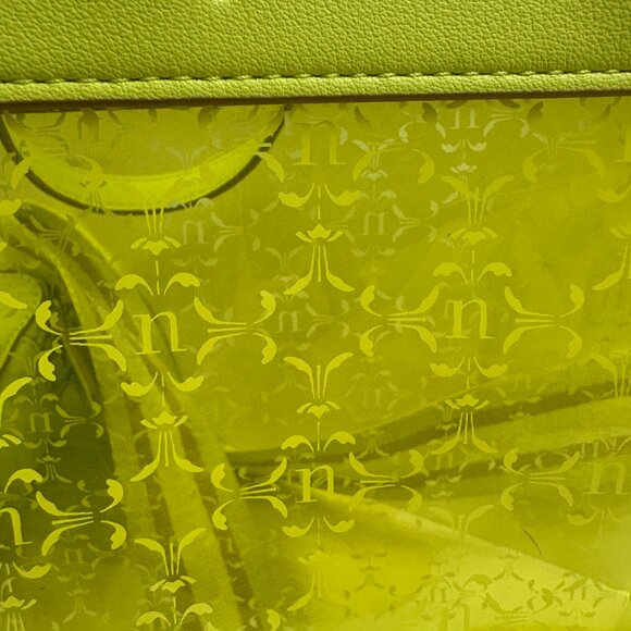 Nanette Lepore - Arianna Clear/ Yellow Logo Satchel - Vegan - Bag in a Bag - NWT - Picture 10 of 12